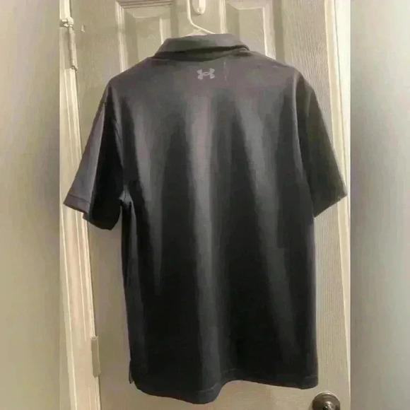Under Armour Black Polo Shirt size Med - Picture 2 of 5